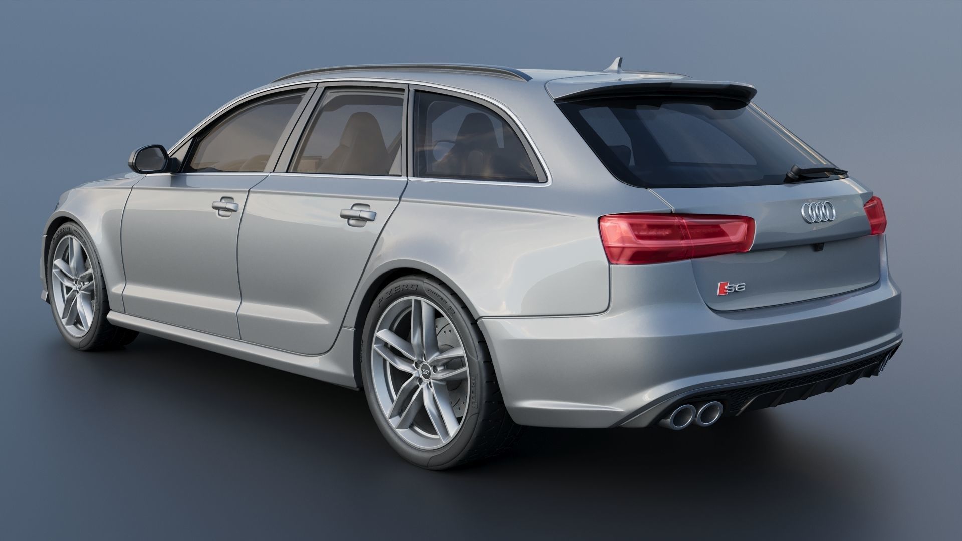 Audi S6 Avant 2016 3D print model_3
