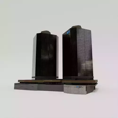 BCBSM Towers modern building