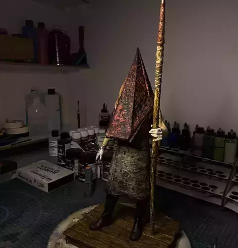 Silent hill pyramid head 3D print model