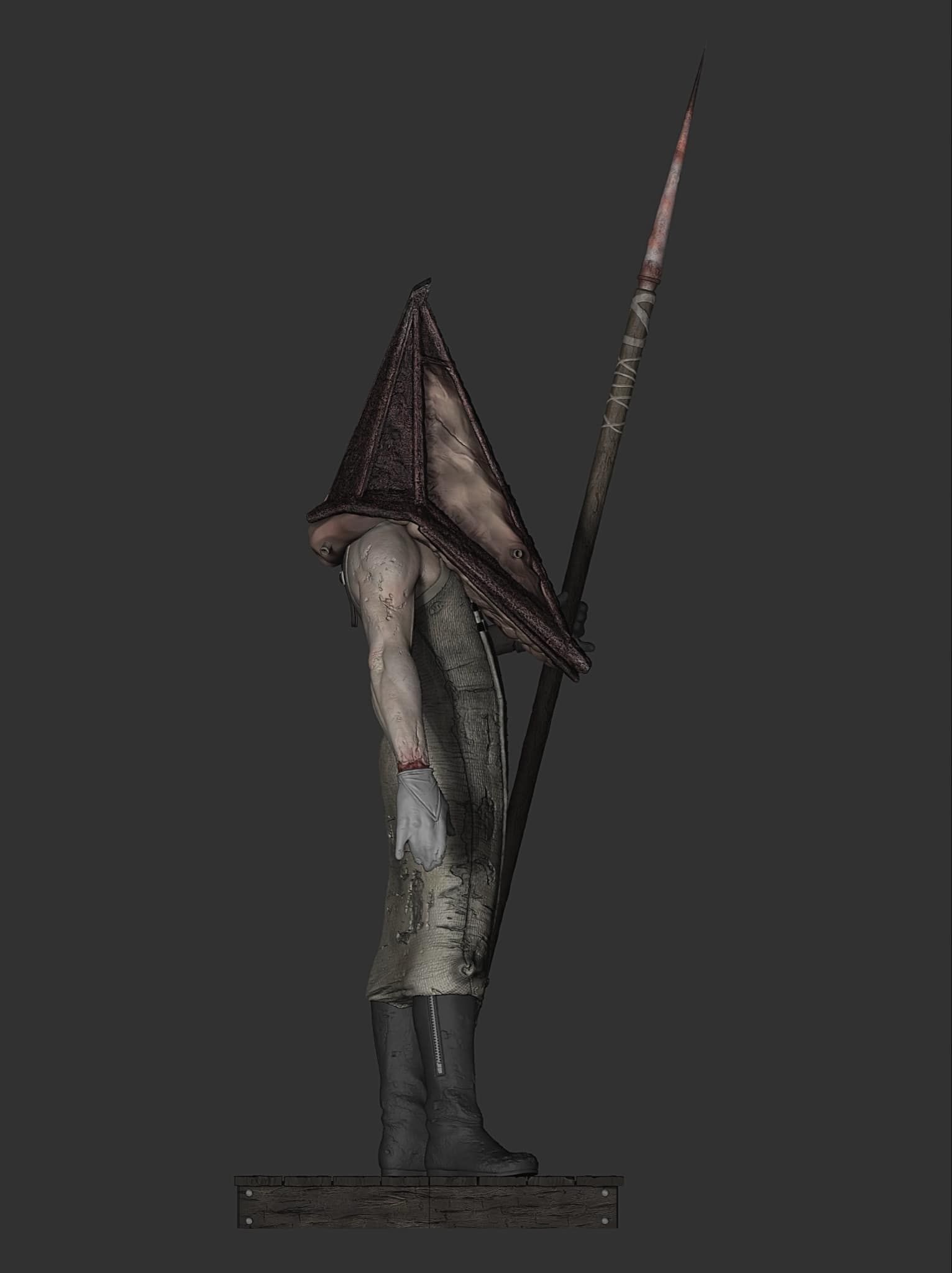 Silent hill pyramid head 3D print model_6