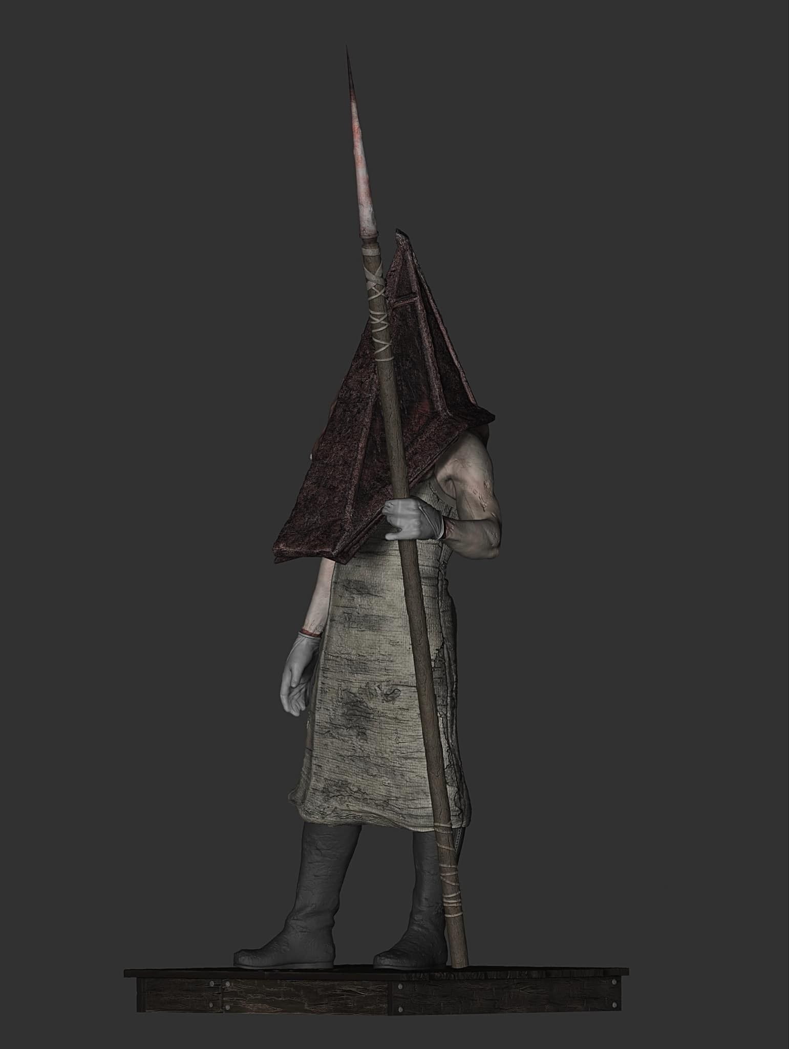 Silent hill pyramid head 3D print model_7