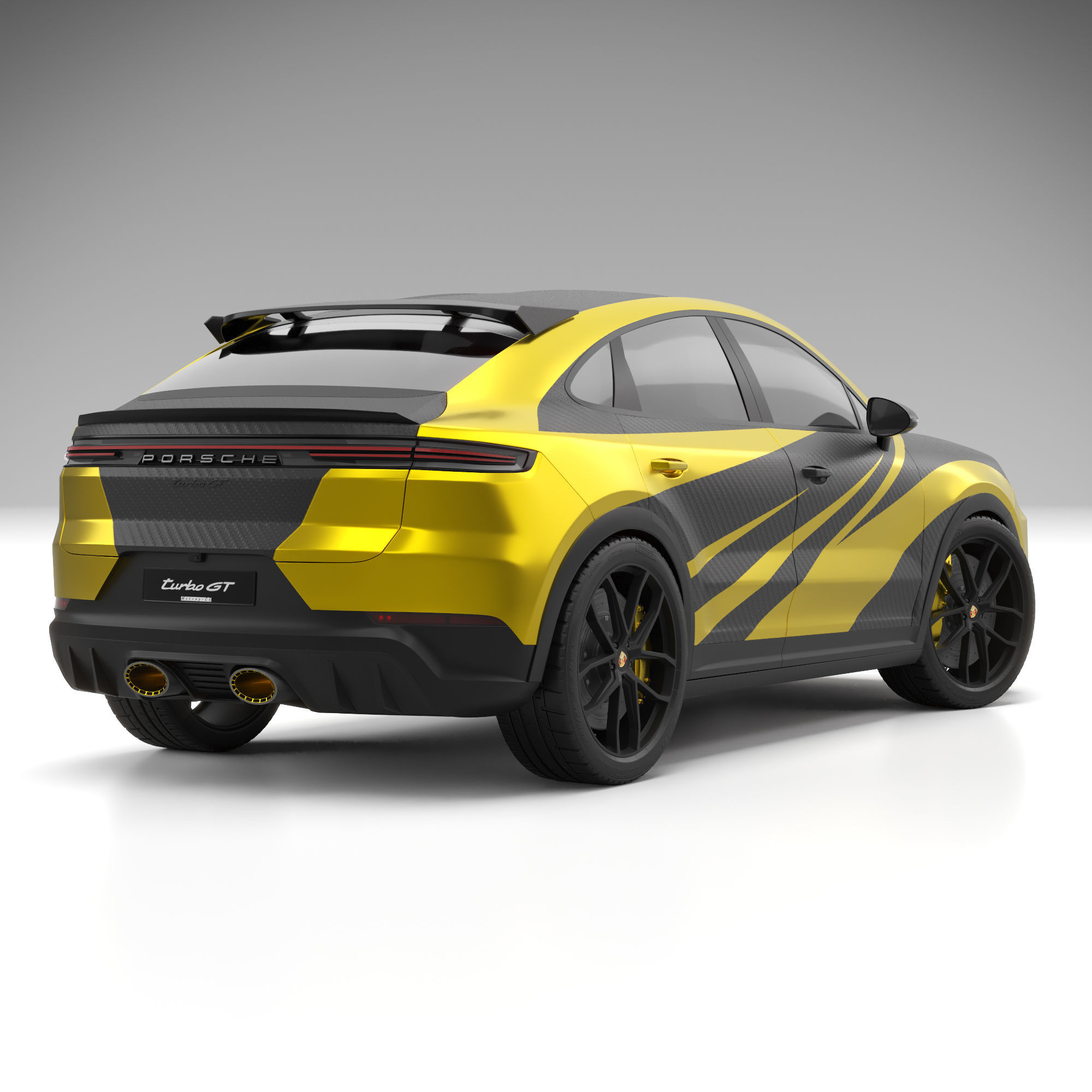 Porsche Cayenne Turbo GT 2024 - WrapDesignA 3D model_4