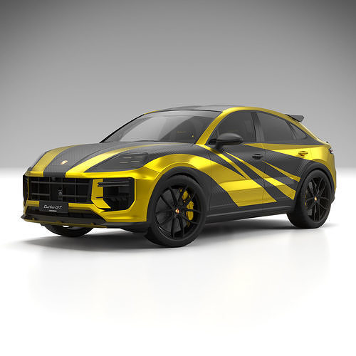 Porsche Cayenne Turbo GT 2024 - WrapDesignA 3D model 4