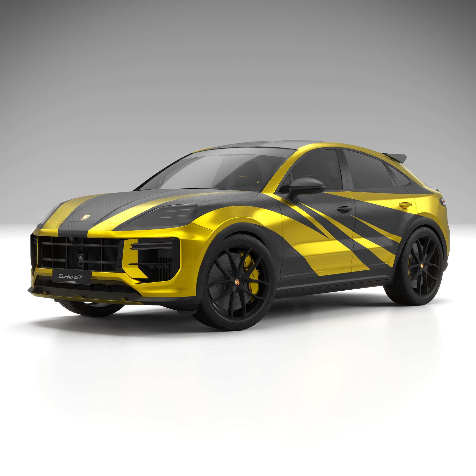 Porsche Cayenne Turbo GT 2024 - WrapDesignA 3D model_3