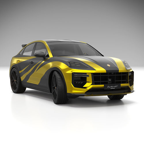 Porsche Cayenne Turbo GT 2024 - WrapDesignA 3D model 3