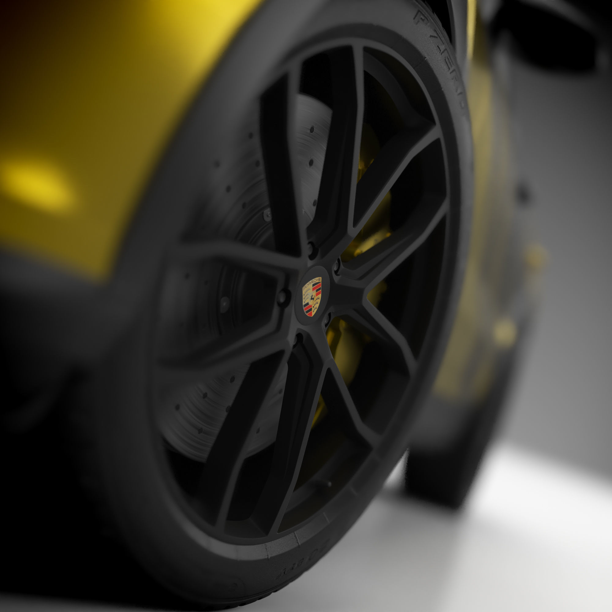 Porsche Cayenne Turbo GT 2024 - WrapDesignA 3D model_7