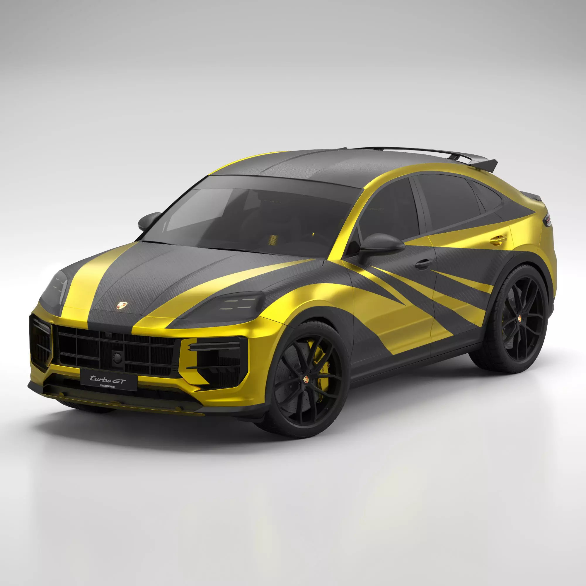 Porsche Cayenne Turbo GT 2024 - WrapDesignA 3D model_0