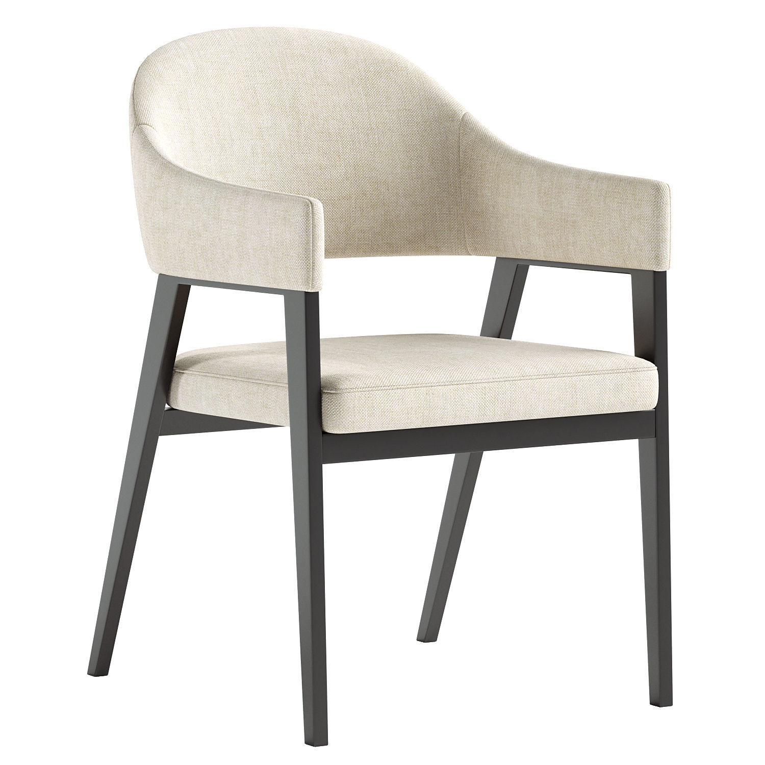 Adele Counter Stool and Adele Dining Chair 3D model_2