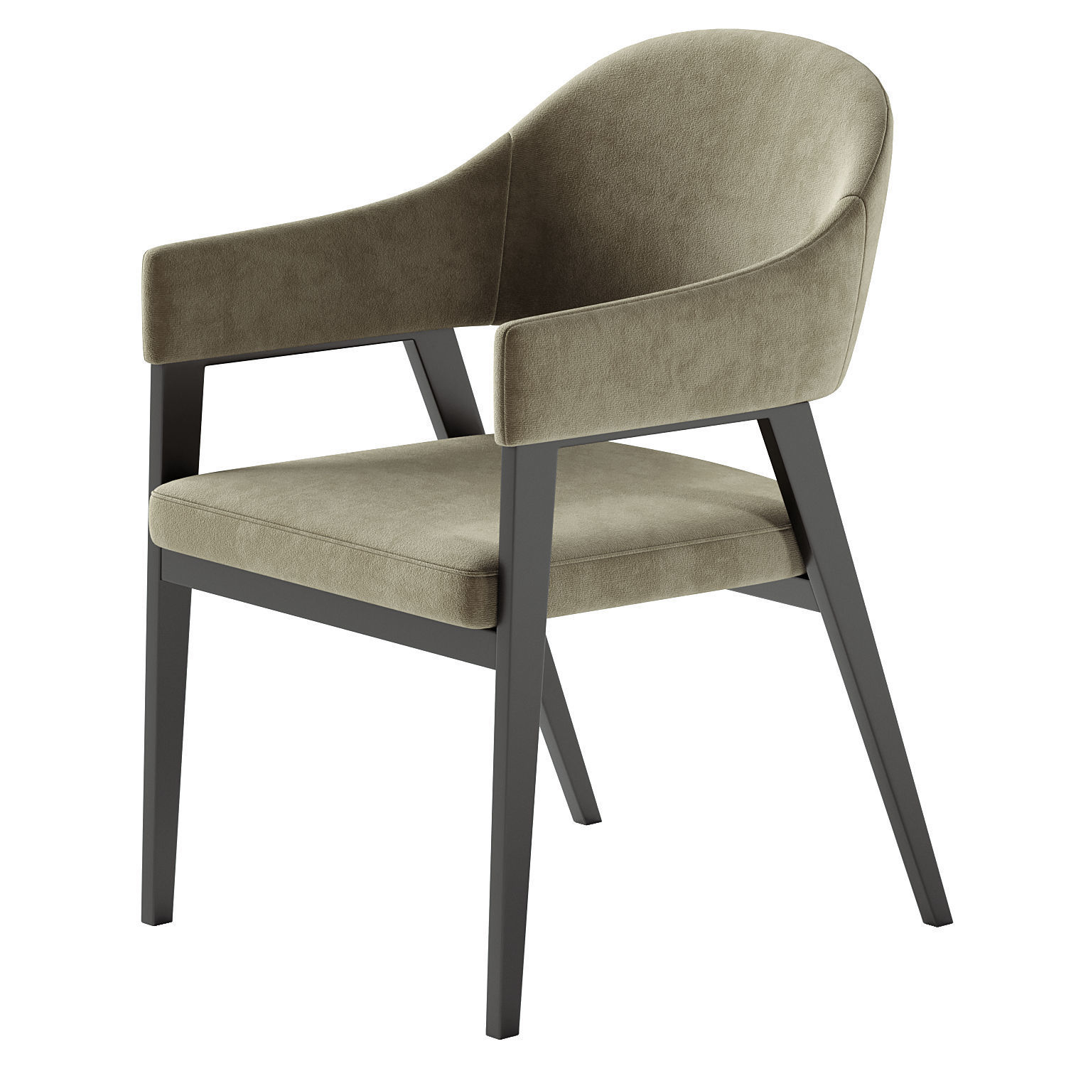 Adele Counter Stool and Adele Dining Chair 3D model_4