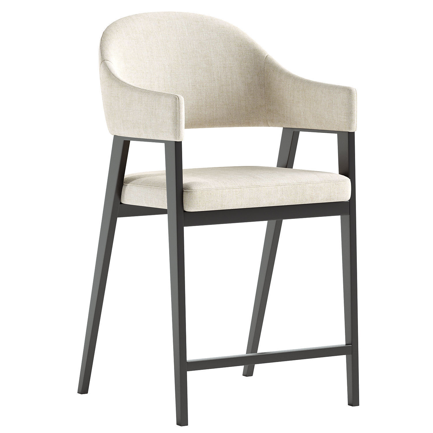 Adele Counter Stool and Adele Dining Chair 3D model_1