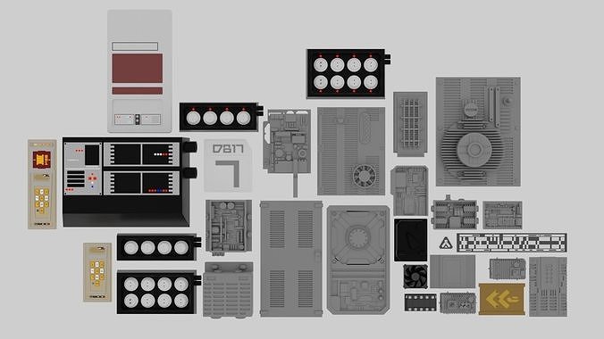 Star Wars Panel Pack 05 3D model