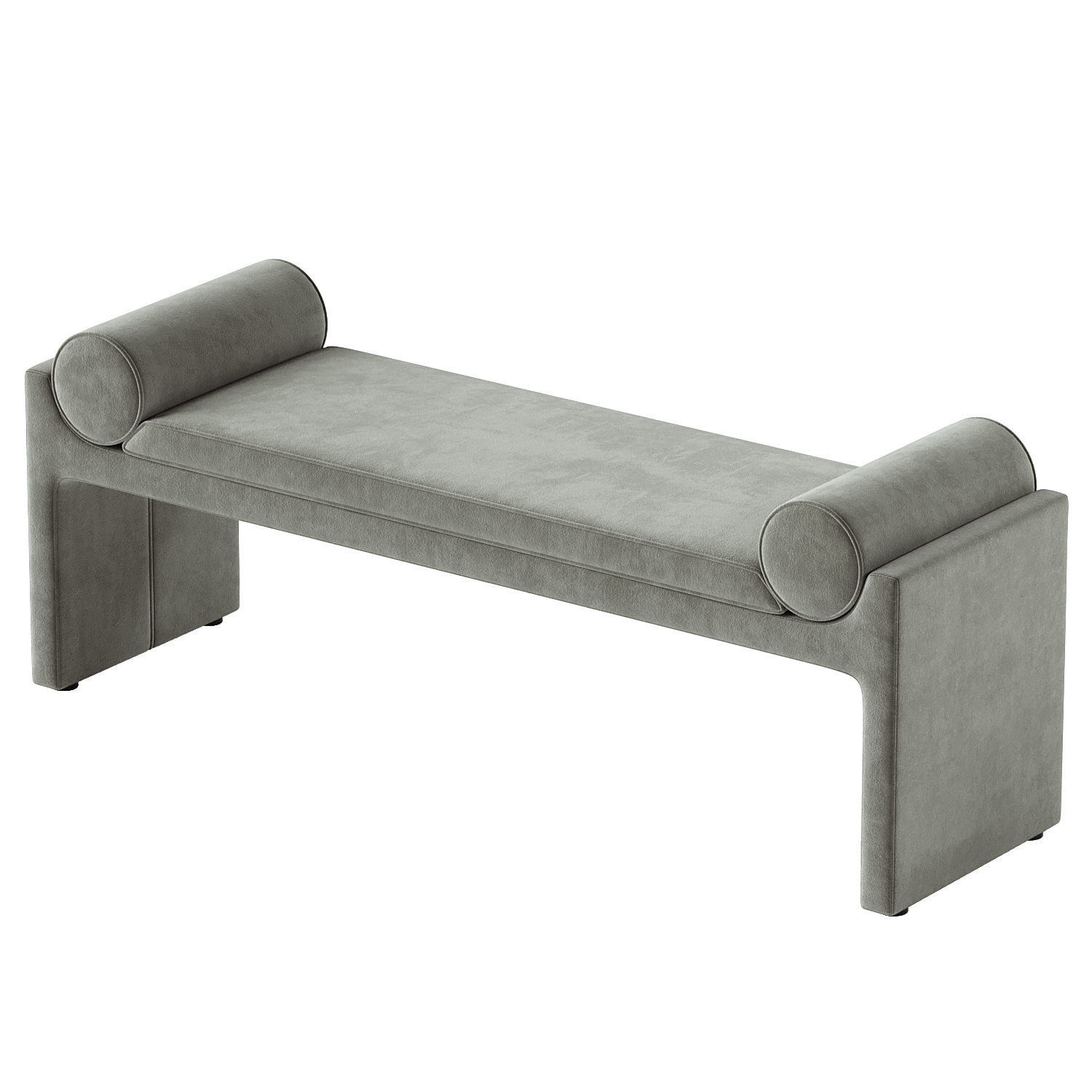 Vesta Ingrid Upholstered Bench 3D model_1