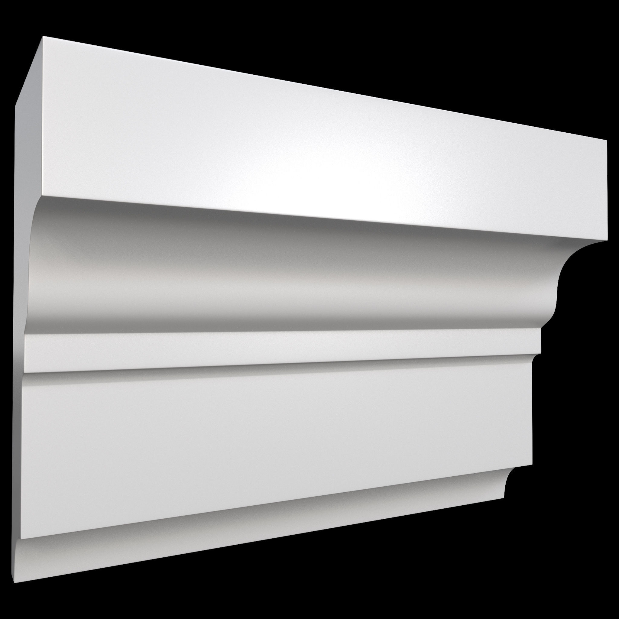 35 Cornice Base and High Mesh Vol 2 Low-poly 3D model_32