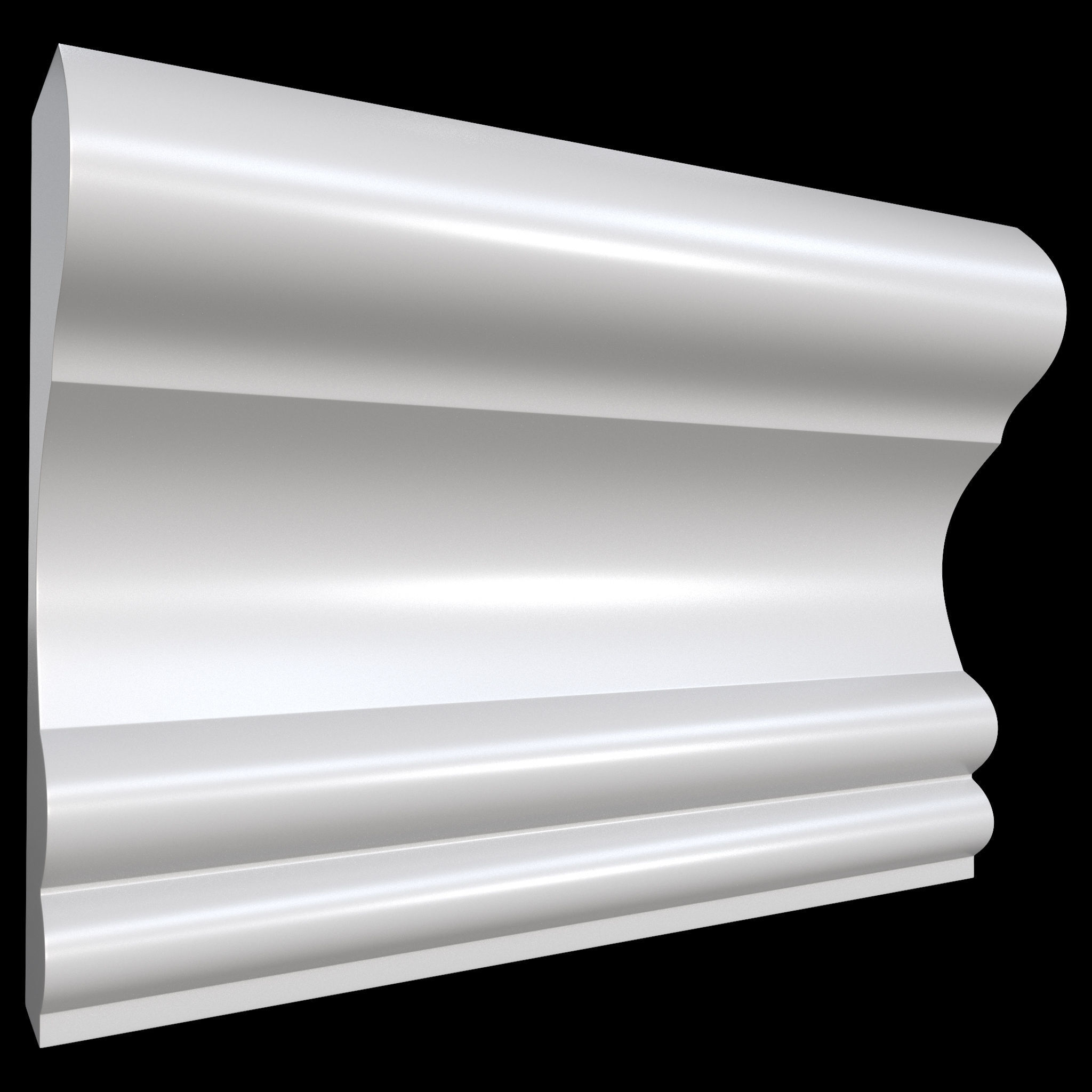 35 Cornice Base and High Mesh Vol 2 Low-poly 3D model_36