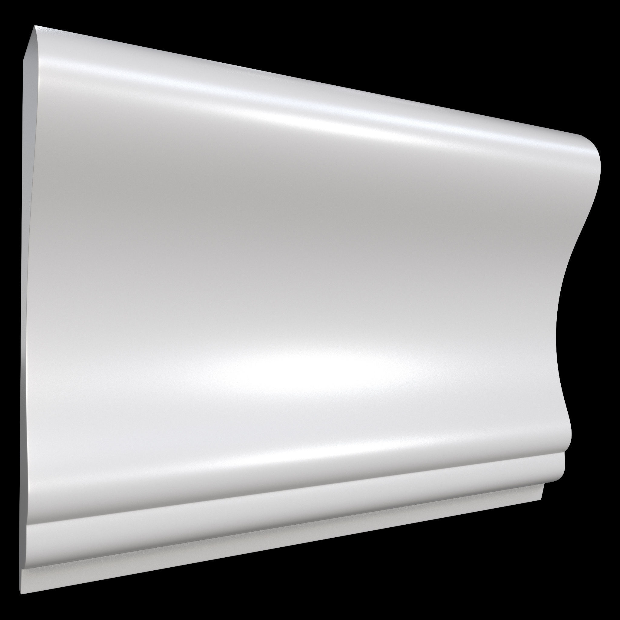 35 Cornice Base and High Mesh Vol 2 Low-poly 3D model_20