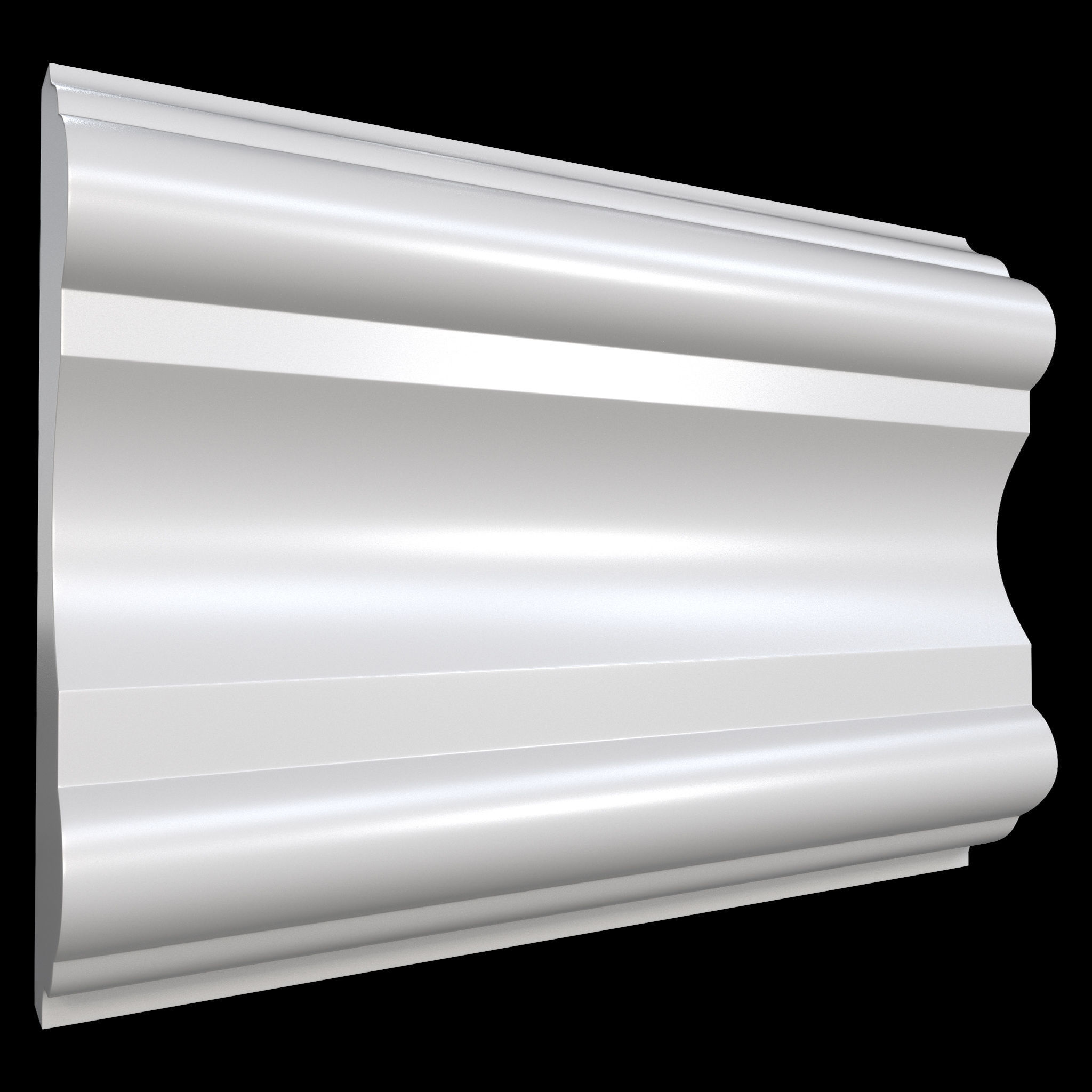 35 Cornice Base and High Mesh Vol 2 Low-poly 3D model_27