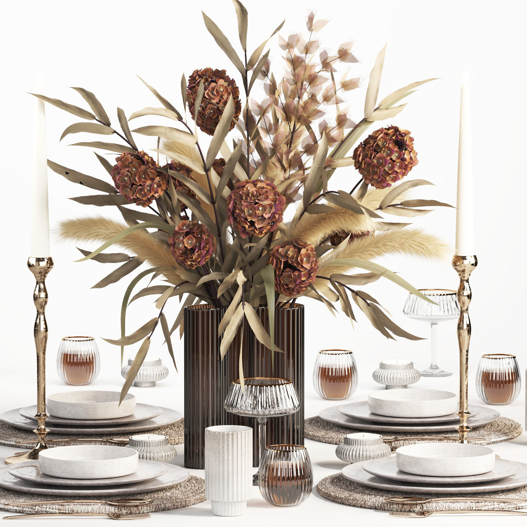 tableware set20 3D model_1