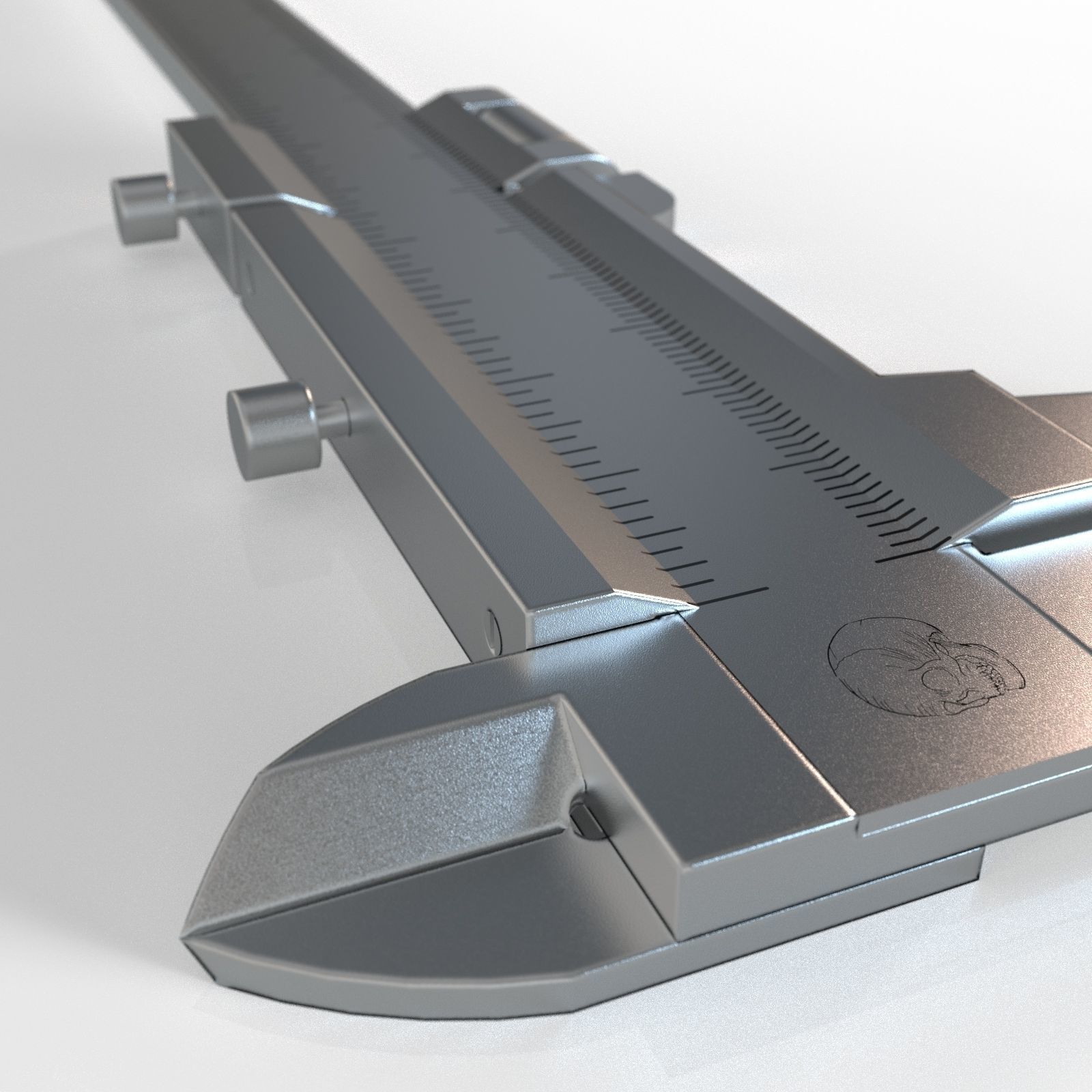 Vernier Free 3D model_2