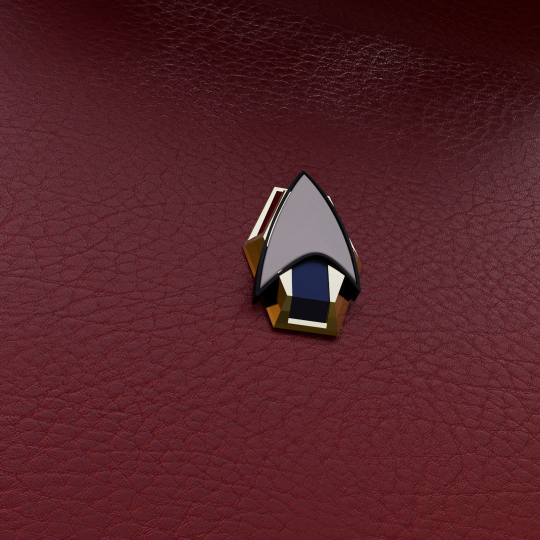 Star Trek Combadge 3D print model_1