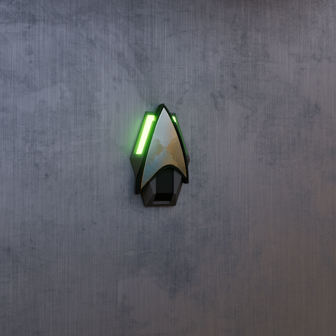 Star Trek Combadge 3D print model_7