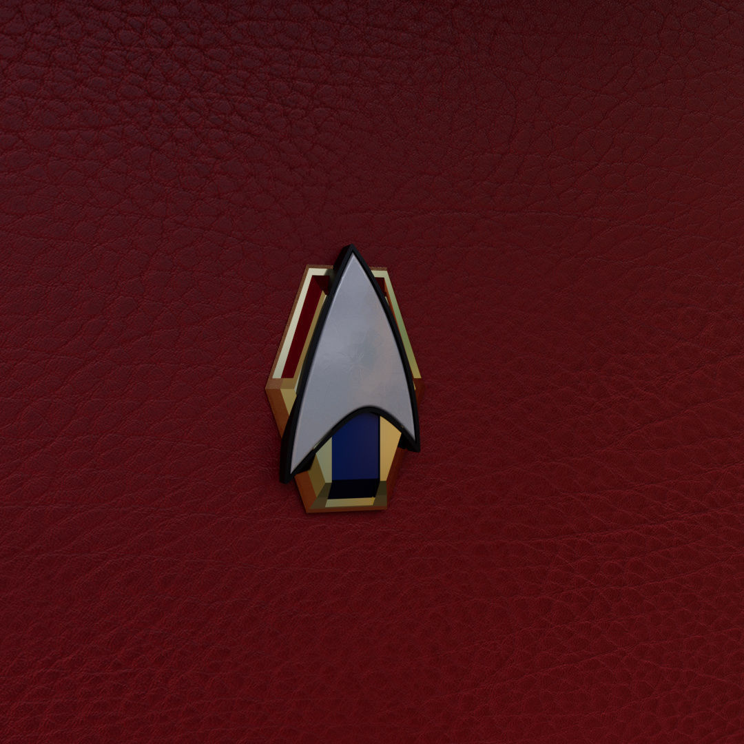 Star Trek Combadge 3D print model_4