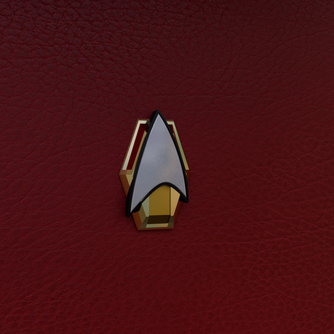 Star Trek Combadge 3D print model_5