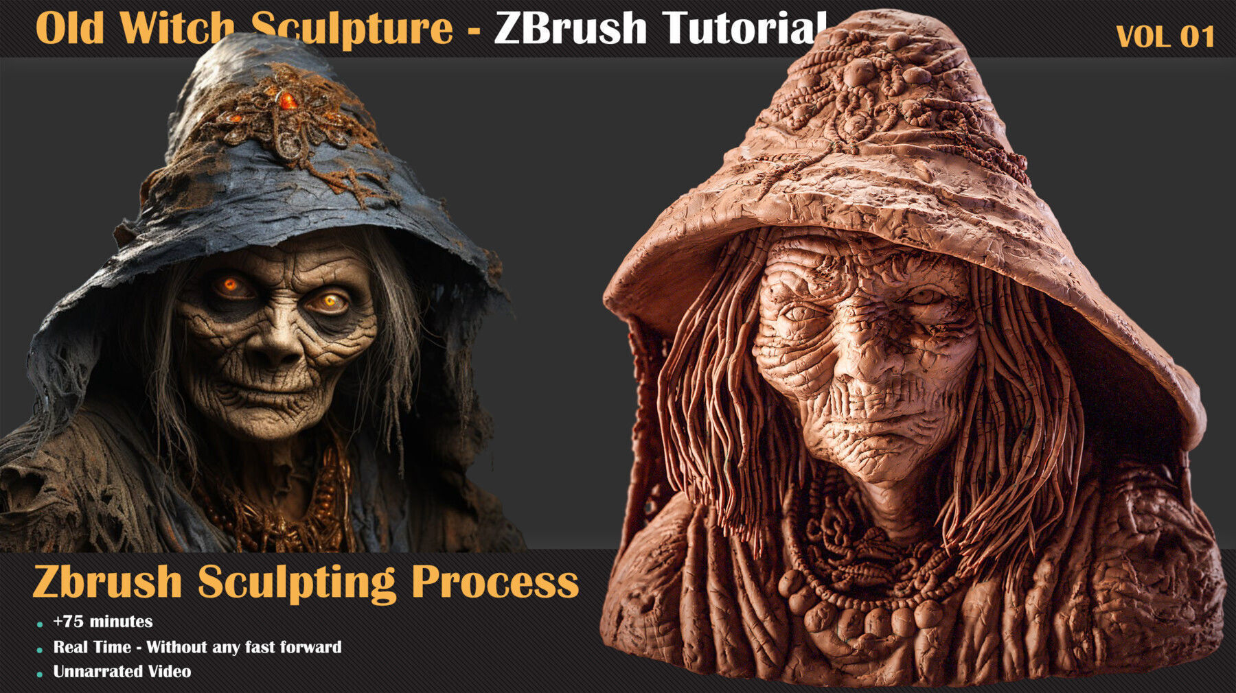 875 min Character ZBrush Modeling Tutorial   3D model_3