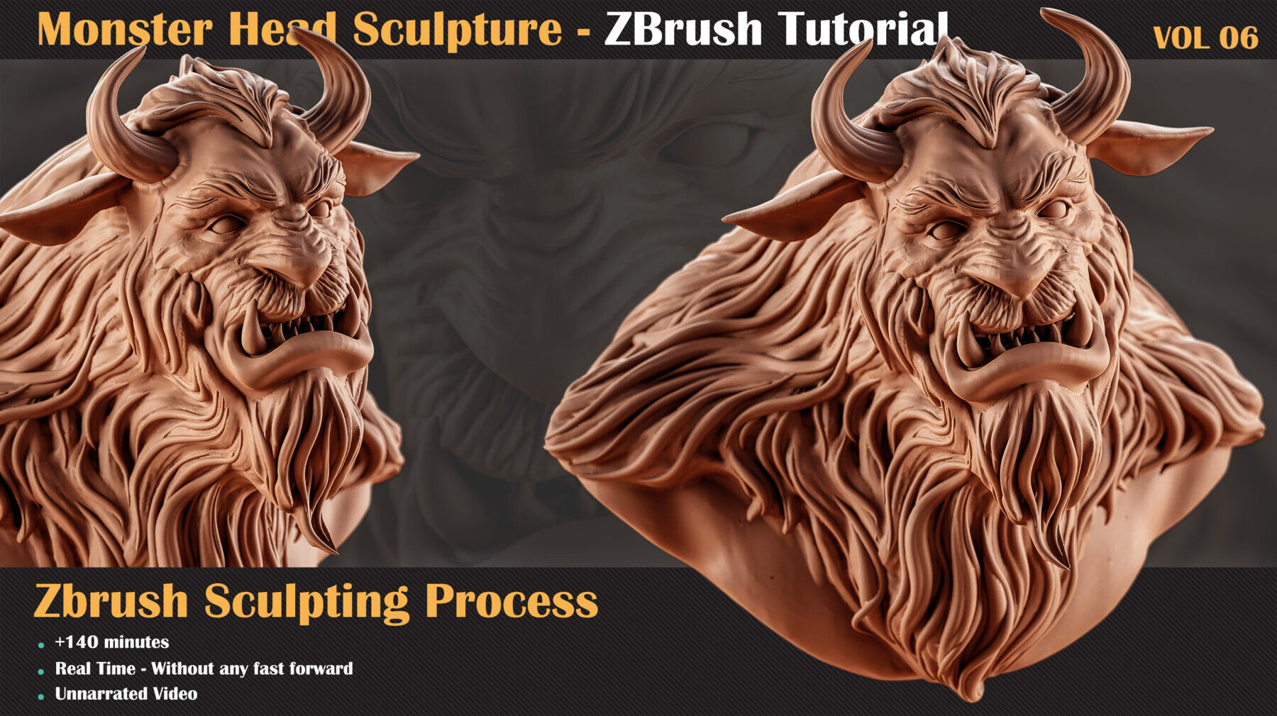 875 min Character ZBrush Modeling Tutorial   3D model_1