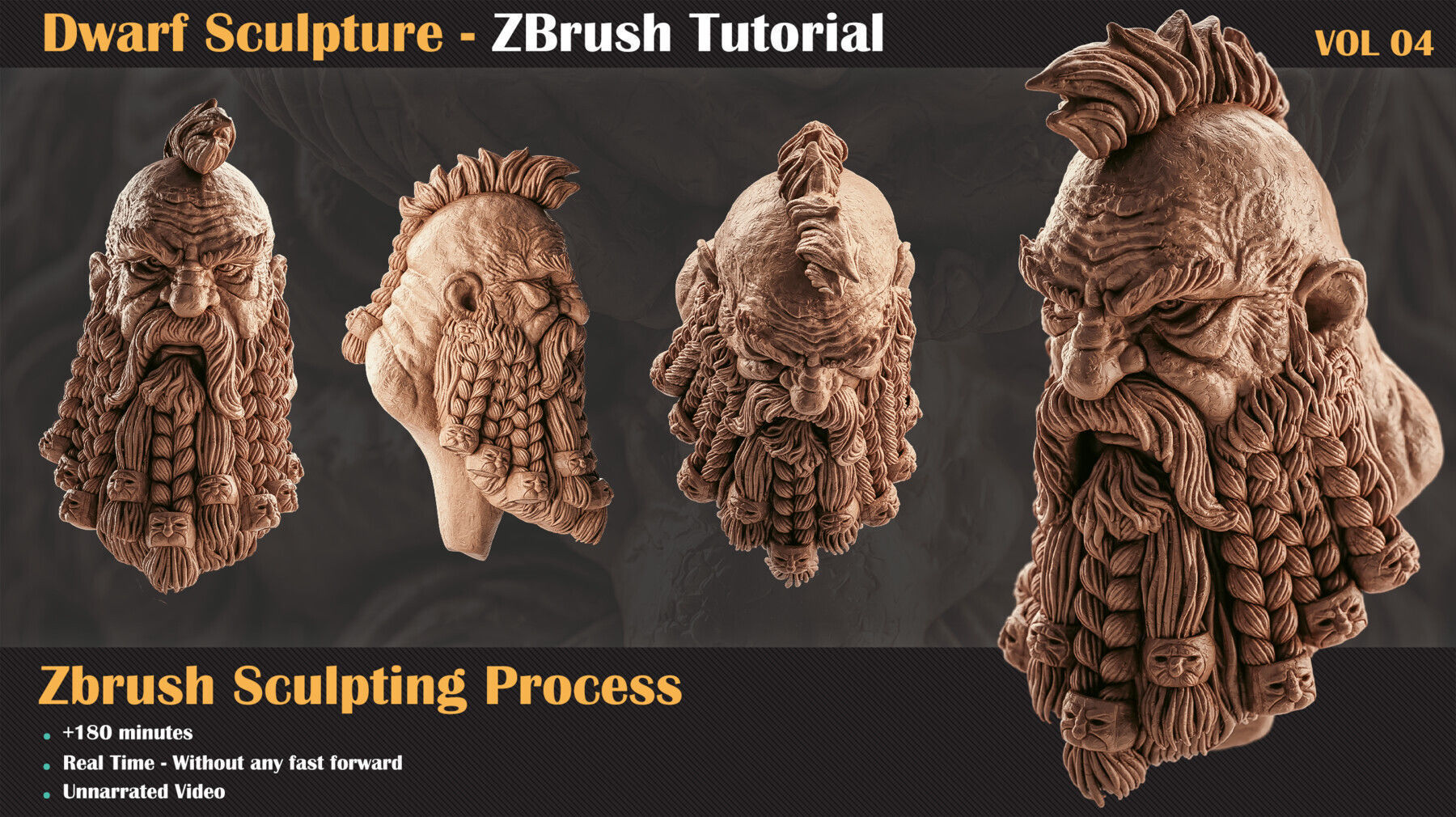 875 min Character ZBrush Modeling Tutorial   3D model_4
