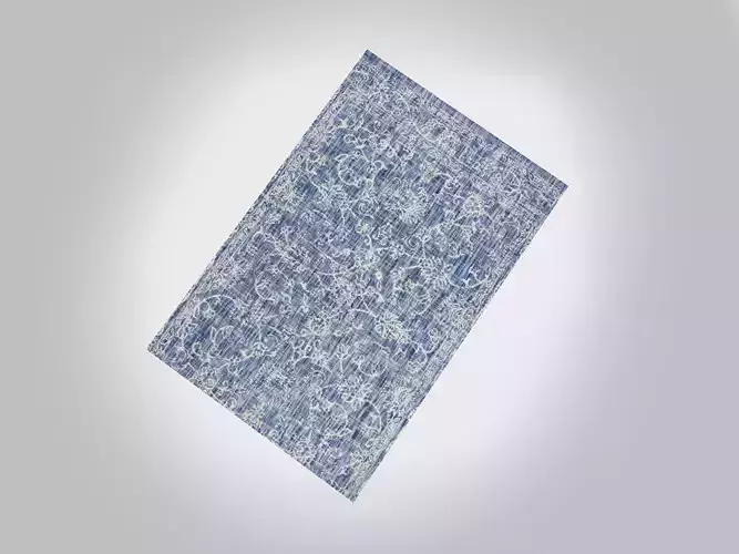 Bohemian Rug Low-poly 3D model
