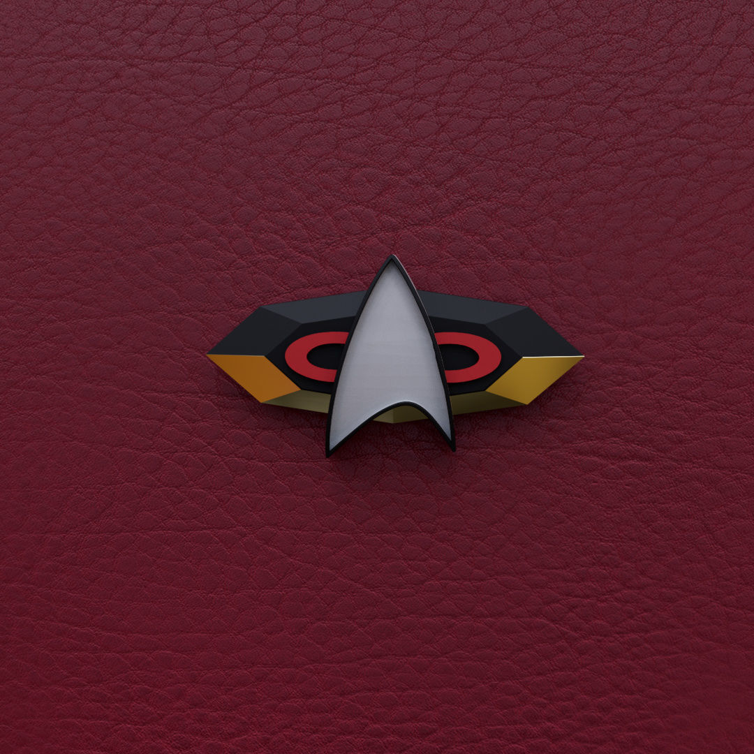 Star Trek Combadge 3D print model_1