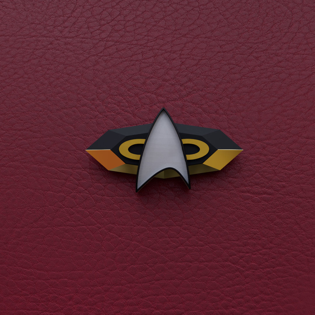 Star Trek Combadge 3D print model_6
