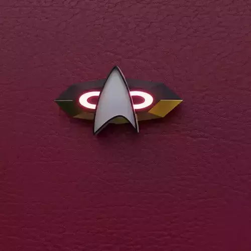 Star Trek Combadge 3D print model