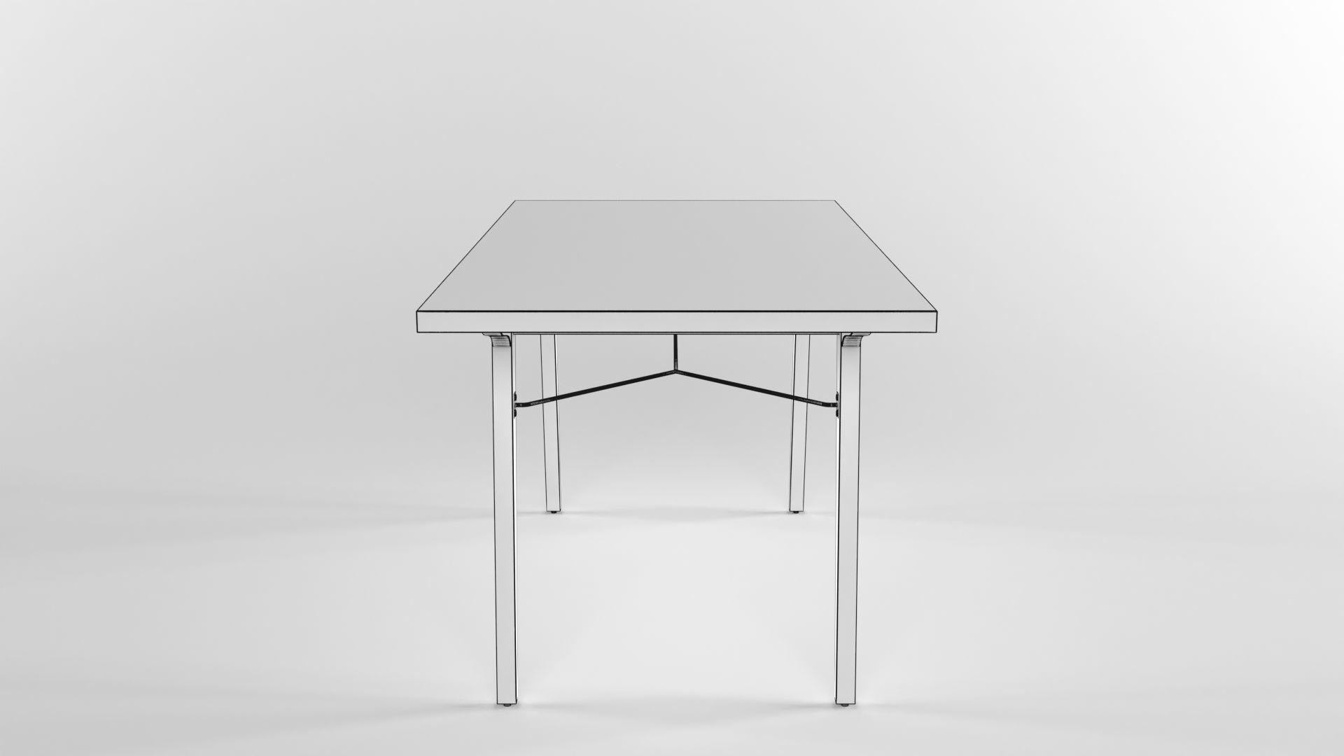 Miles Dining Table - Castlery 3D model_7