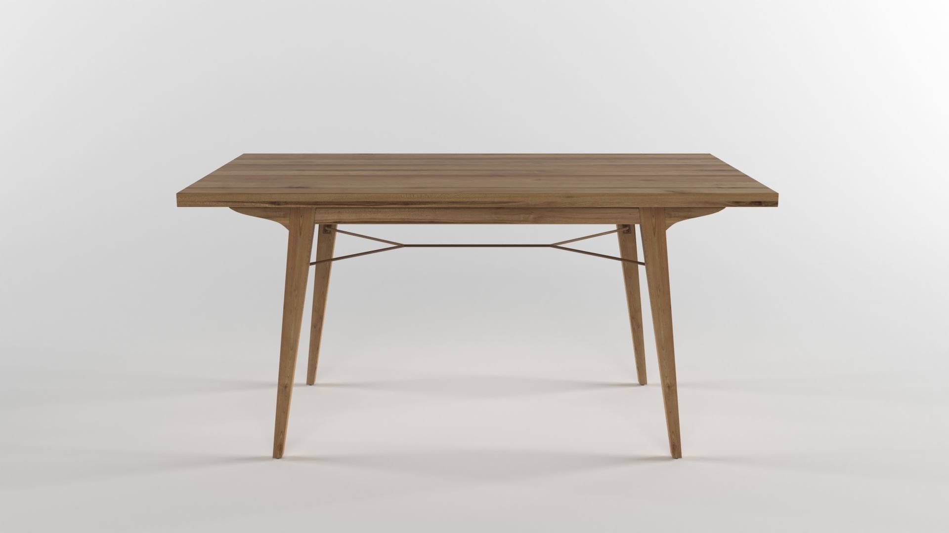 Miles Dining Table - Castlery 3D model_1