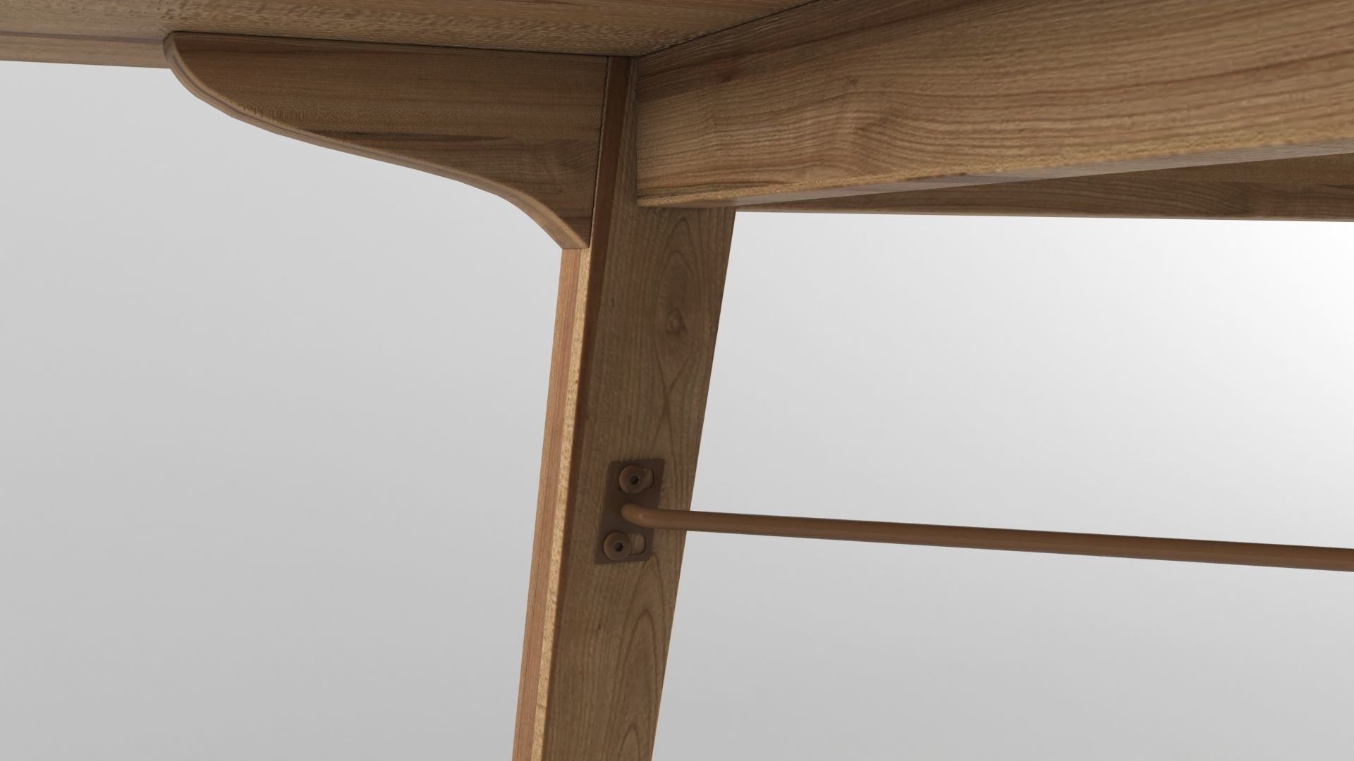 Miles Dining Table - Castlery 3D model_2