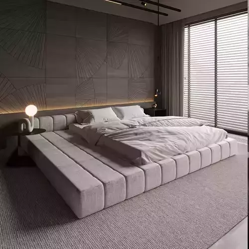 Bedroom in Mont-Blanc