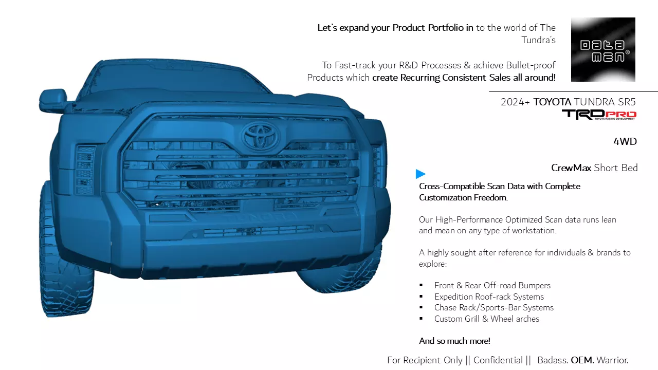 2024 2025 TOYOTA Tundra TRD Pro 3D Scan Front Chassis Mounts 3D model_20
