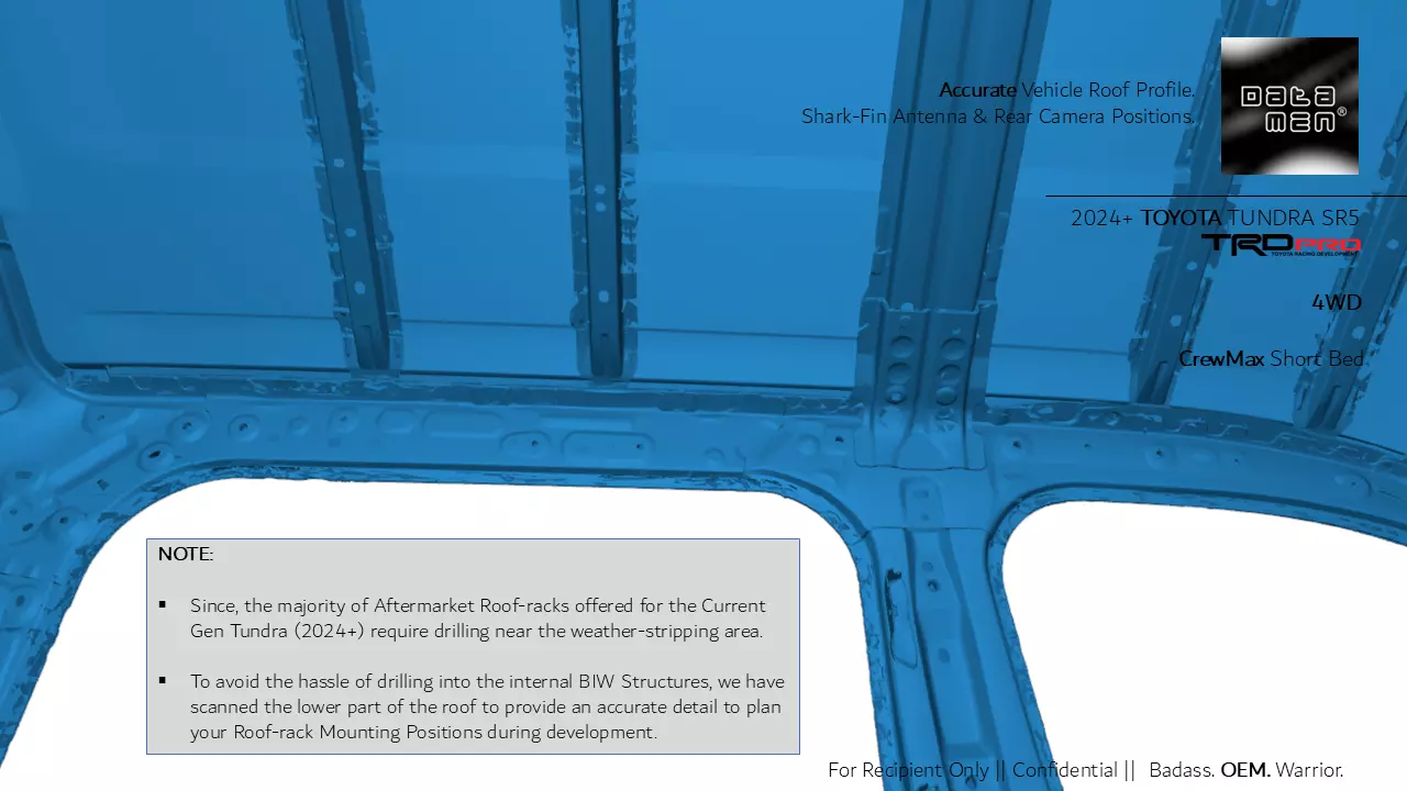 2024 2025 TOYOTA Tundra TRD Pro 3D Scan Front Chassis Mounts 3D model_7