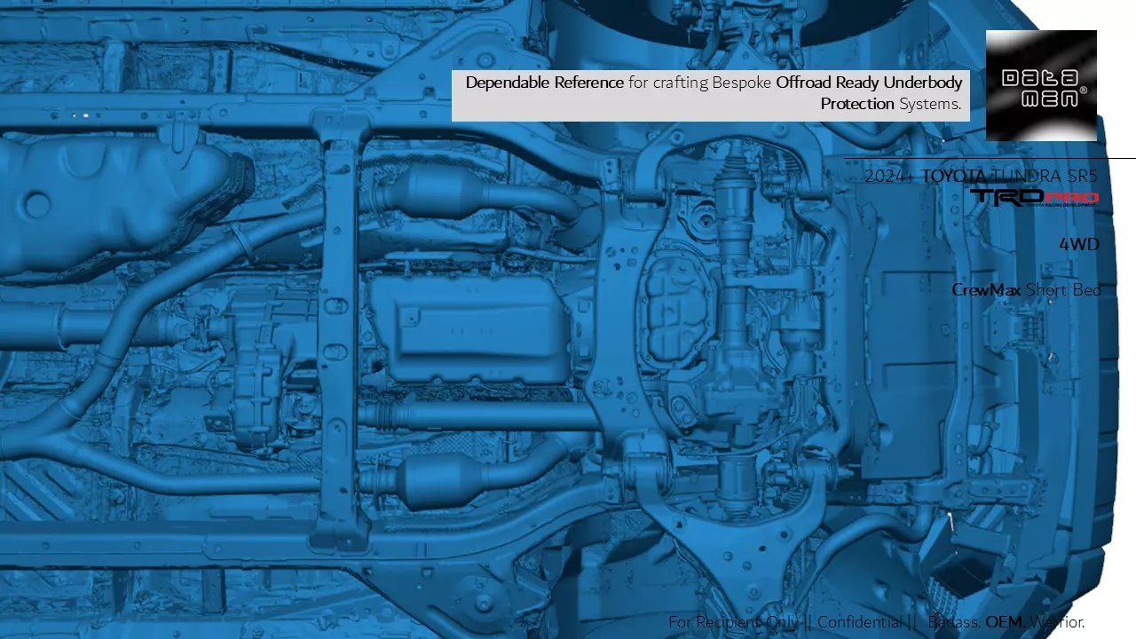 2024 2025 TOYOTA Tundra TRD Pro 3D Scan Front Chassis Mounts 3D model_18