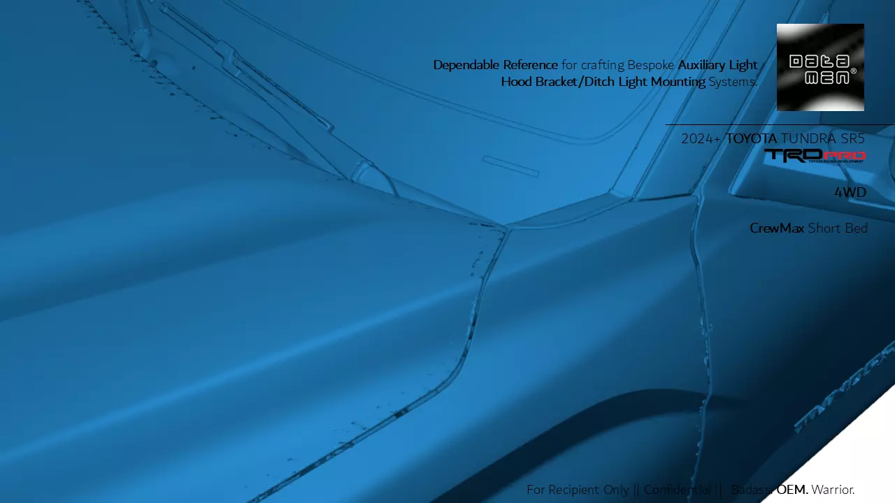 2024 2025 TOYOTA Tundra TRD Pro 3D Scan Front Chassis Mounts 3D model_13
