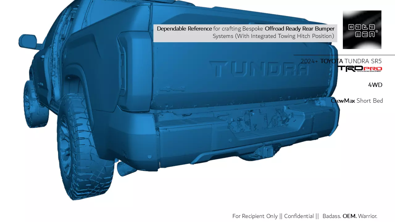2024 2025 TOYOTA Tundra TRD Pro 3D Scan Front Chassis Mounts 3D model_15