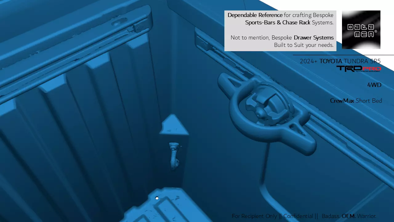 2024 2025 TOYOTA Tundra TRD Pro 3D Scan Front Chassis Mounts 3D model_11