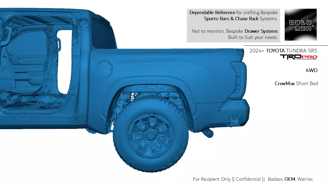 2024 2025 TOYOTA Tundra TRD Pro 3D Scan Front Chassis Mounts 3D model_12