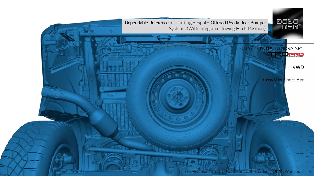 2024 2025 TOYOTA Tundra TRD Pro 3D Scan Front Chassis Mounts 3D model_16