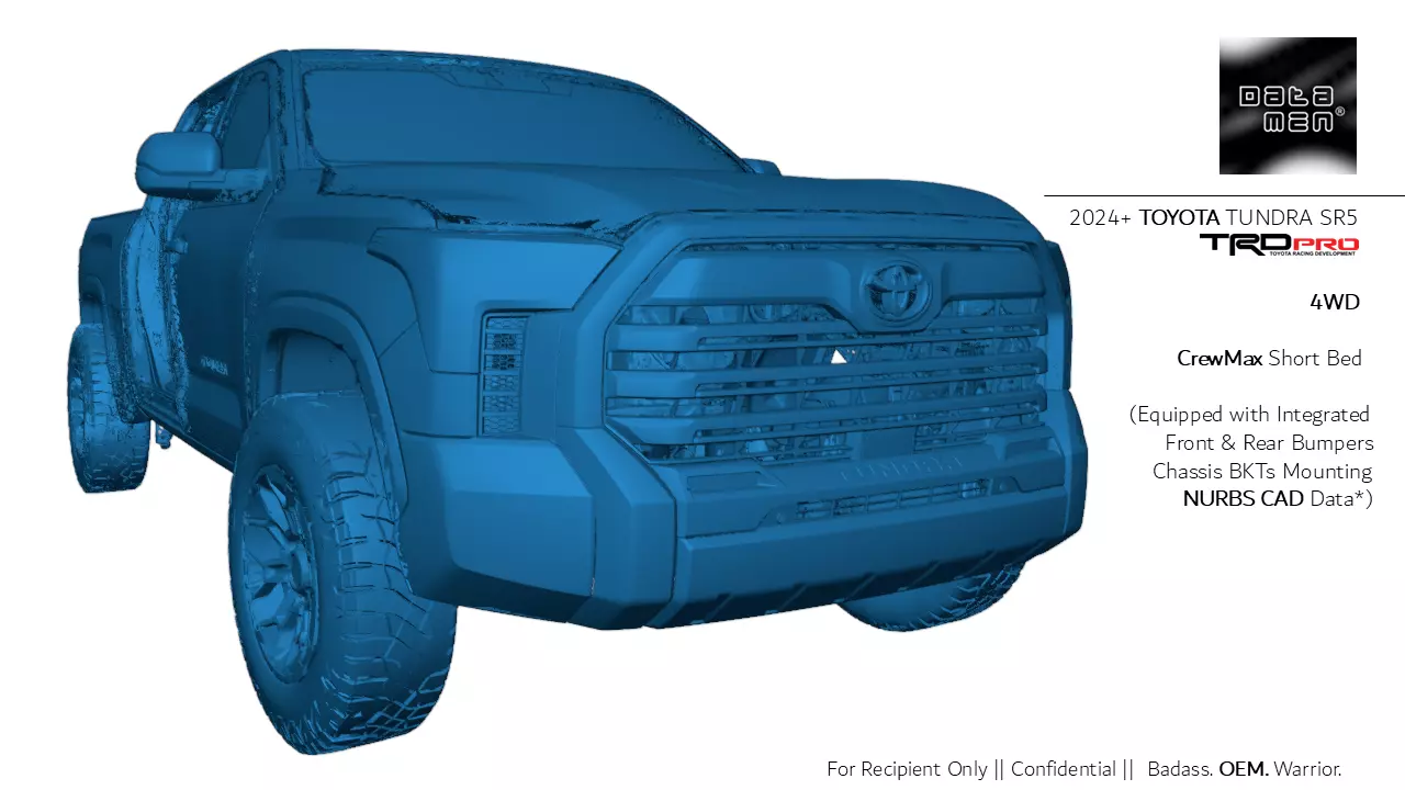 2024 2025 TOYOTA Tundra TRD Pro 3D Scan Front Chassis Mounts 3D model_5