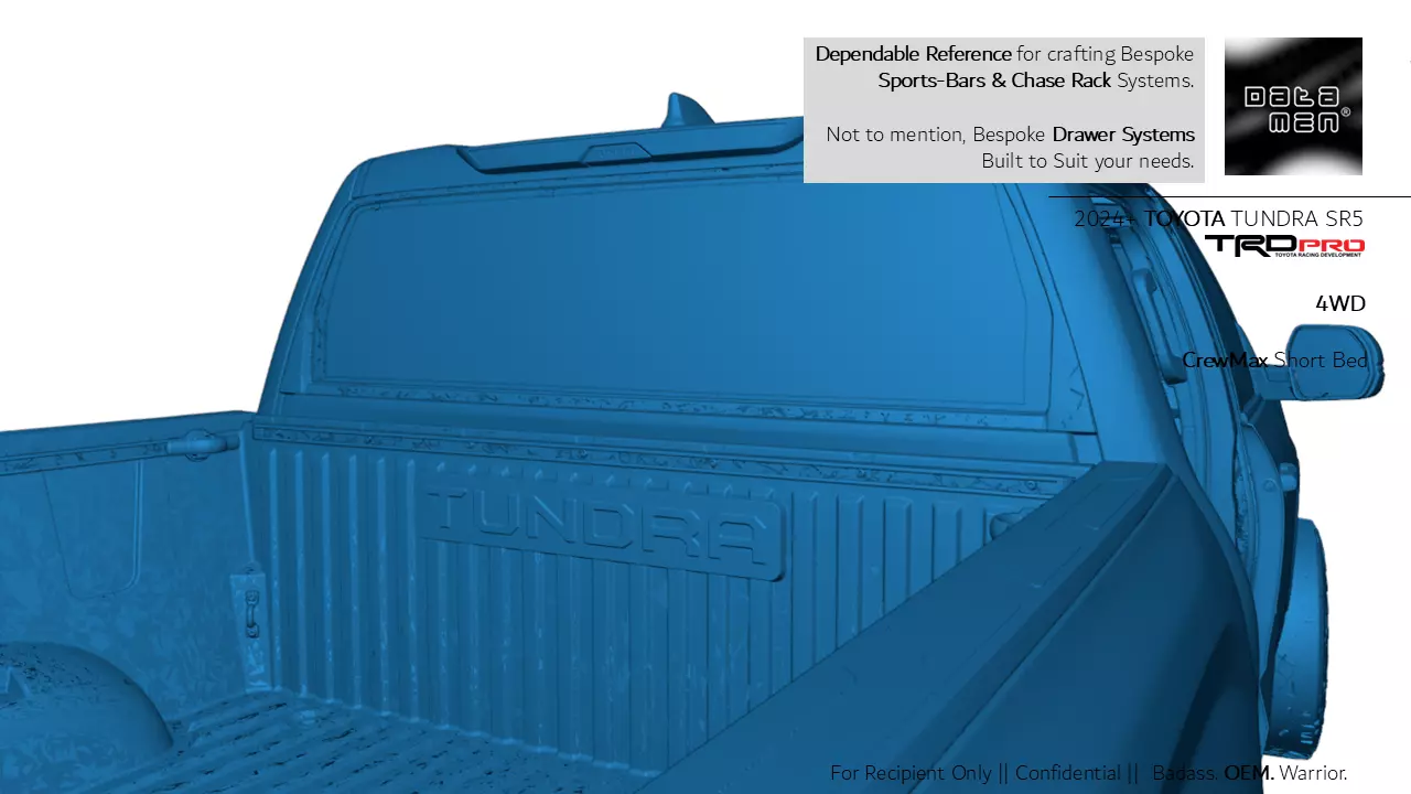 2024 2025 TOYOTA Tundra TRD Pro 3D Scan Front Chassis Mounts 3D model_9