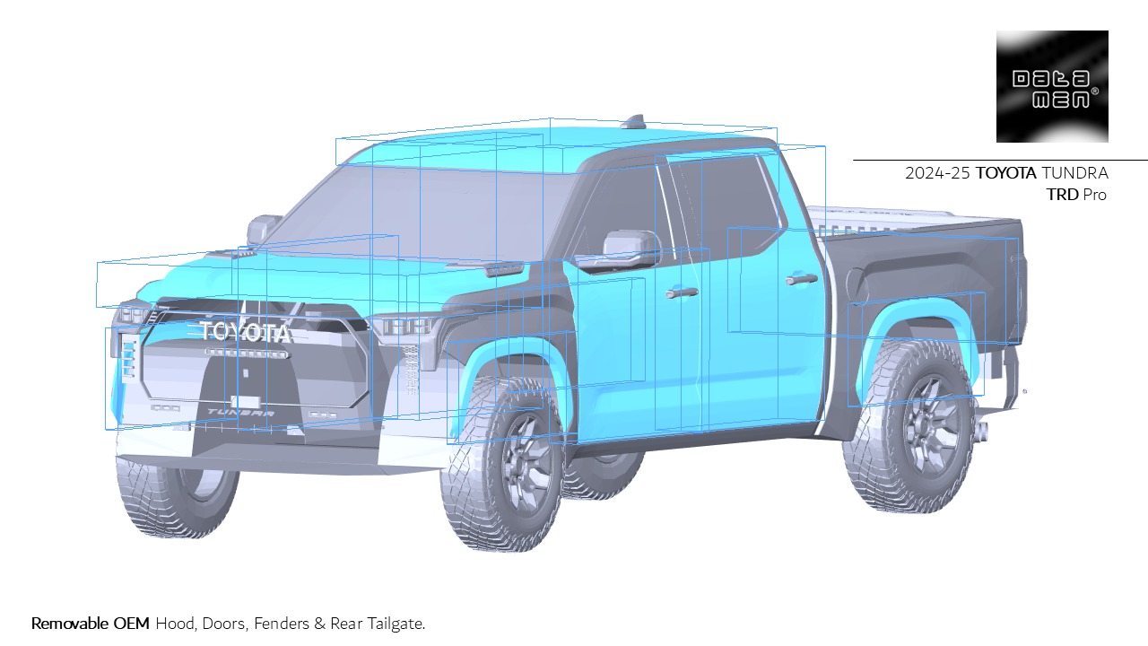 2024 2025 TOYOTA Tundra TRD Pro 3D Scan Front Chassis Mounts 3D model_35
