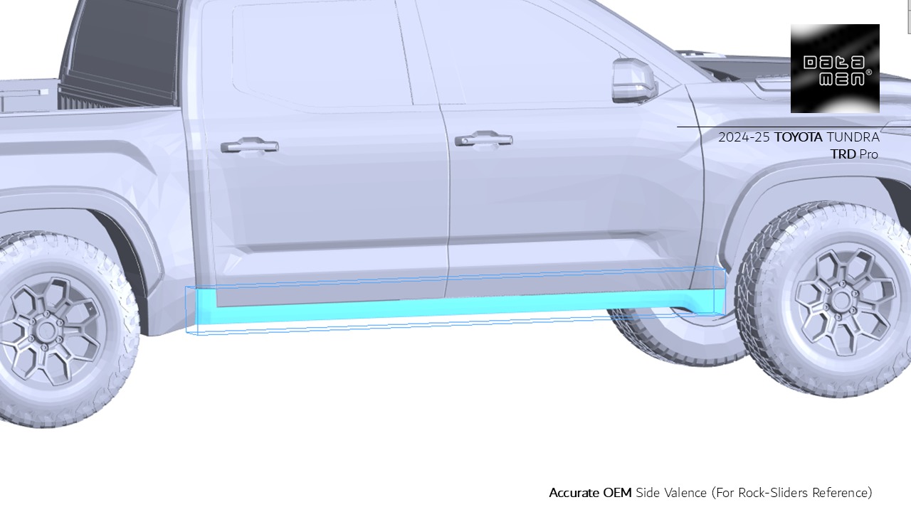 2024 2025 TOYOTA Tundra TRD Pro 3D Scan Front Chassis Mounts 3D model_37