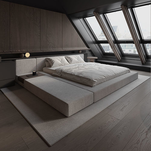 Master Bedroom in Paris 3D model